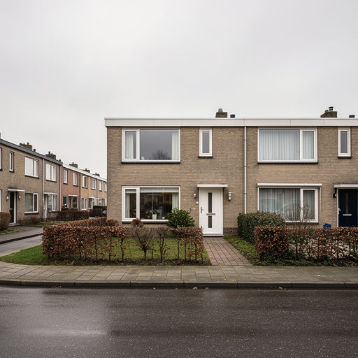 foto van ouderwetse huizen