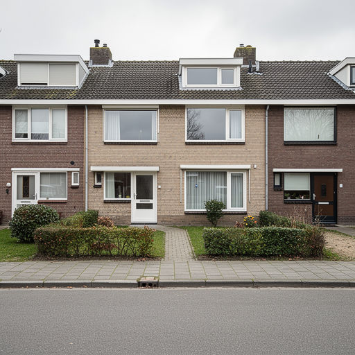foto van ouderwetse huizen