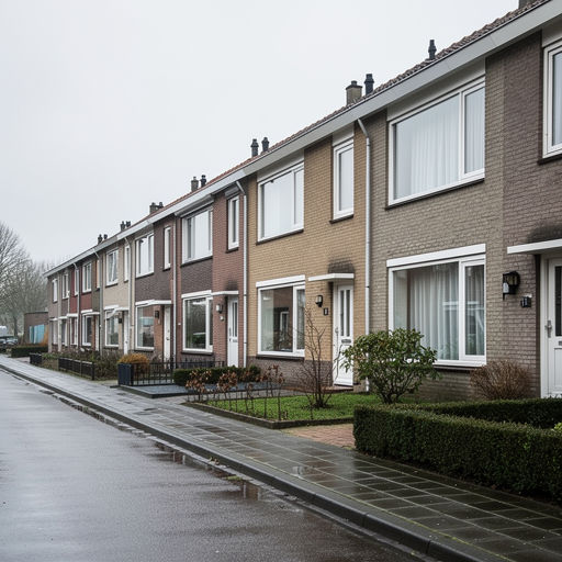 foto van ouderwetse huizen