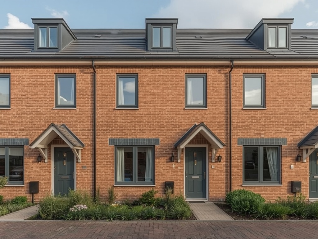 nieuwbouwwoning in Doorn met antracietkleurige kunststof kozijnen en bijpassende voordeur