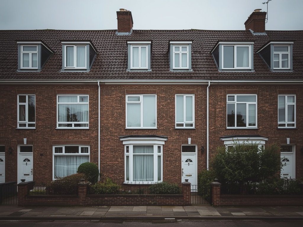 foto van ouderwetse huizen